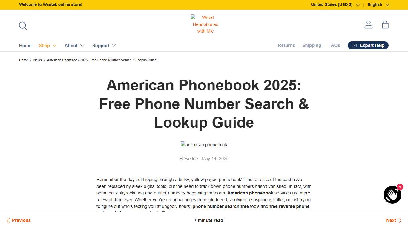 American Phonebook 2025: Free Phone Number Search & Lookup Guide – Wantek